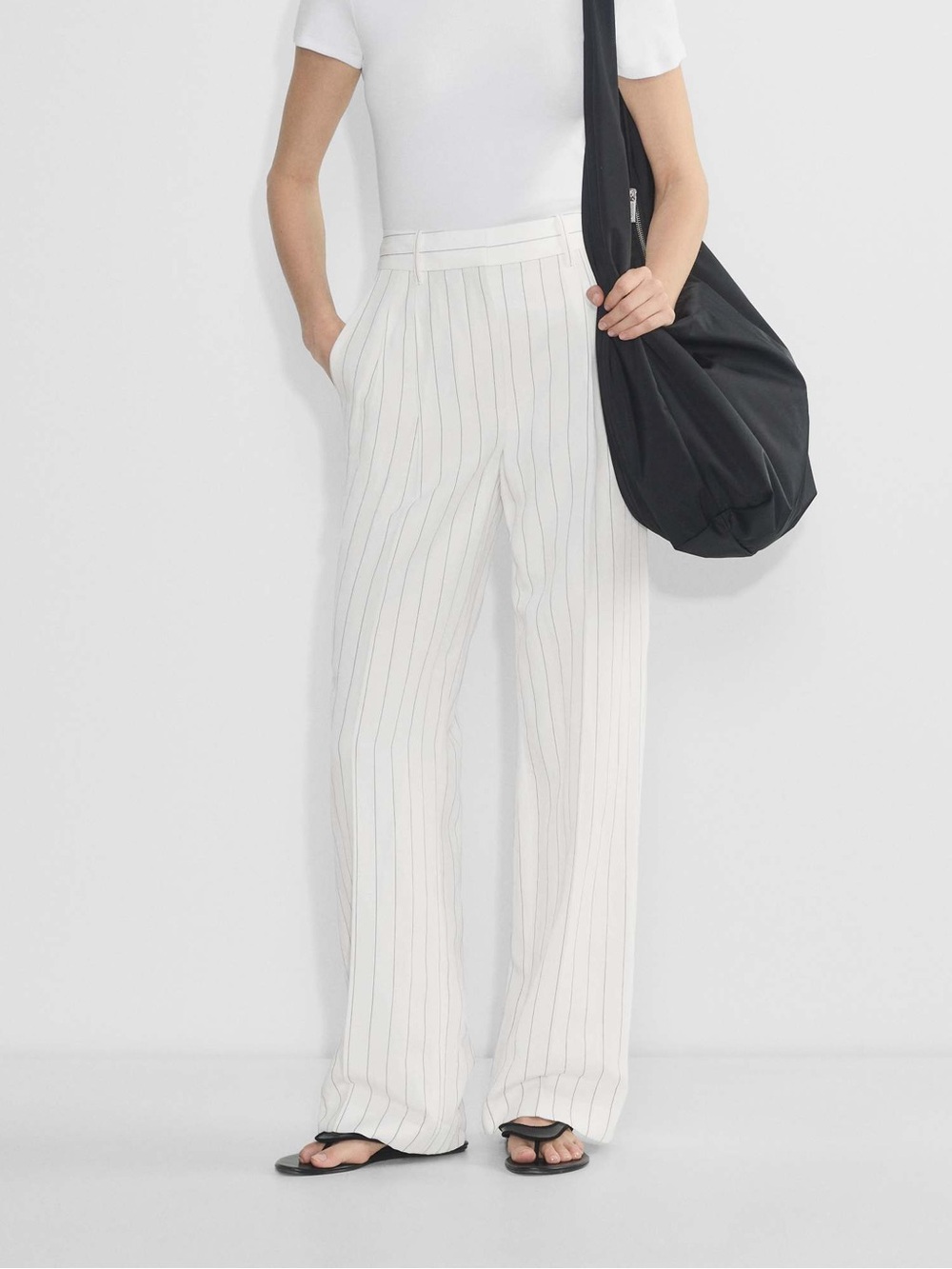 Aritzia CruiseLinen Effortless Stripe Pants